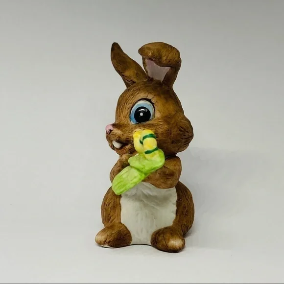 LEFTON bunny and with caterpillar on leaf Easter decoration rabbit spring - Picture 14 of 14